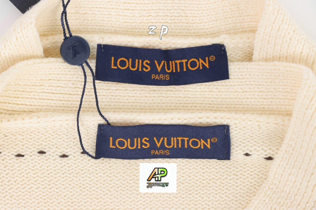 Louis Vuitton Merino Wool Blend Jacquard Knit