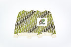 Dior CD Beige-Green All-Over Dior Jacquard Crew Neck Sweater