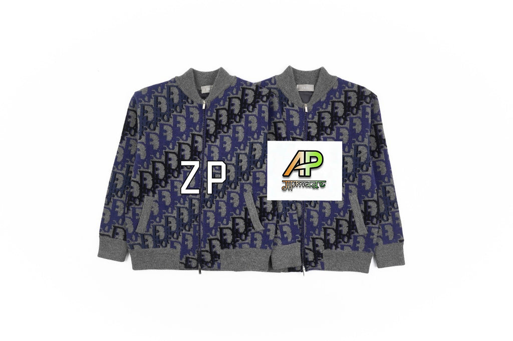 Dior Jacquard Sweater Cardigan