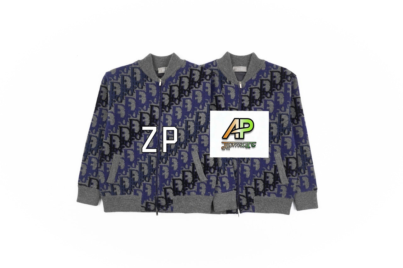 Dior Jacquard Sweater Cardigan