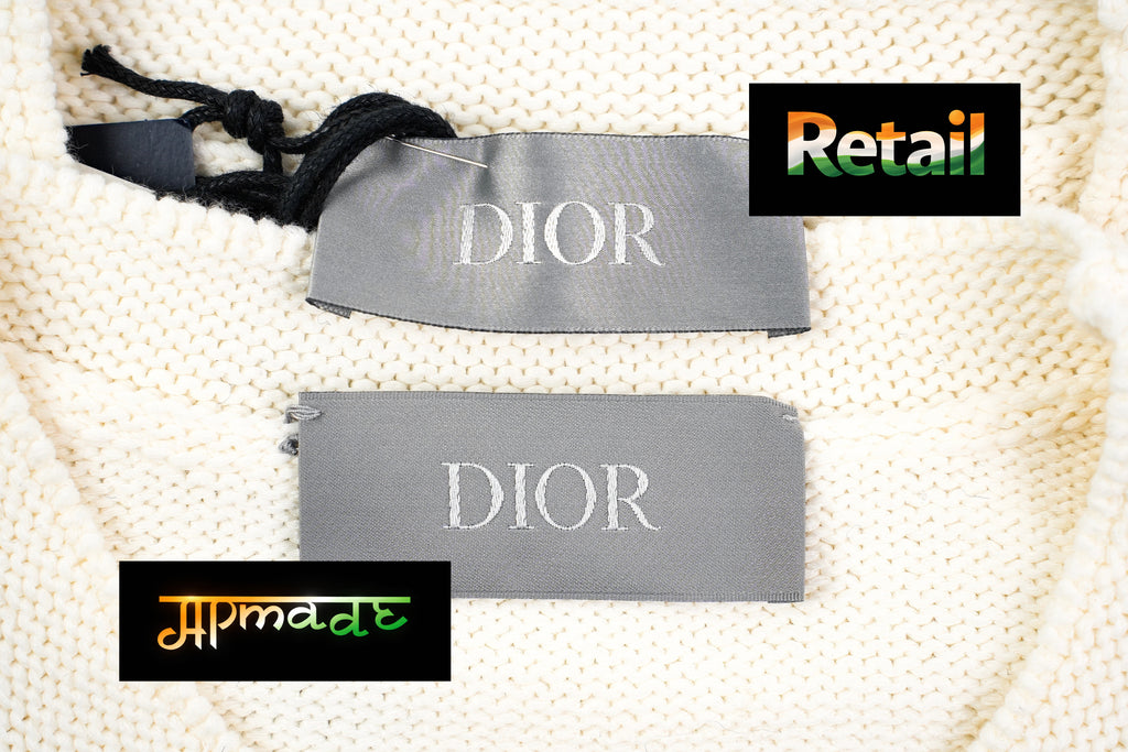 Dior Embroidered Signature Crew Neck Sweater