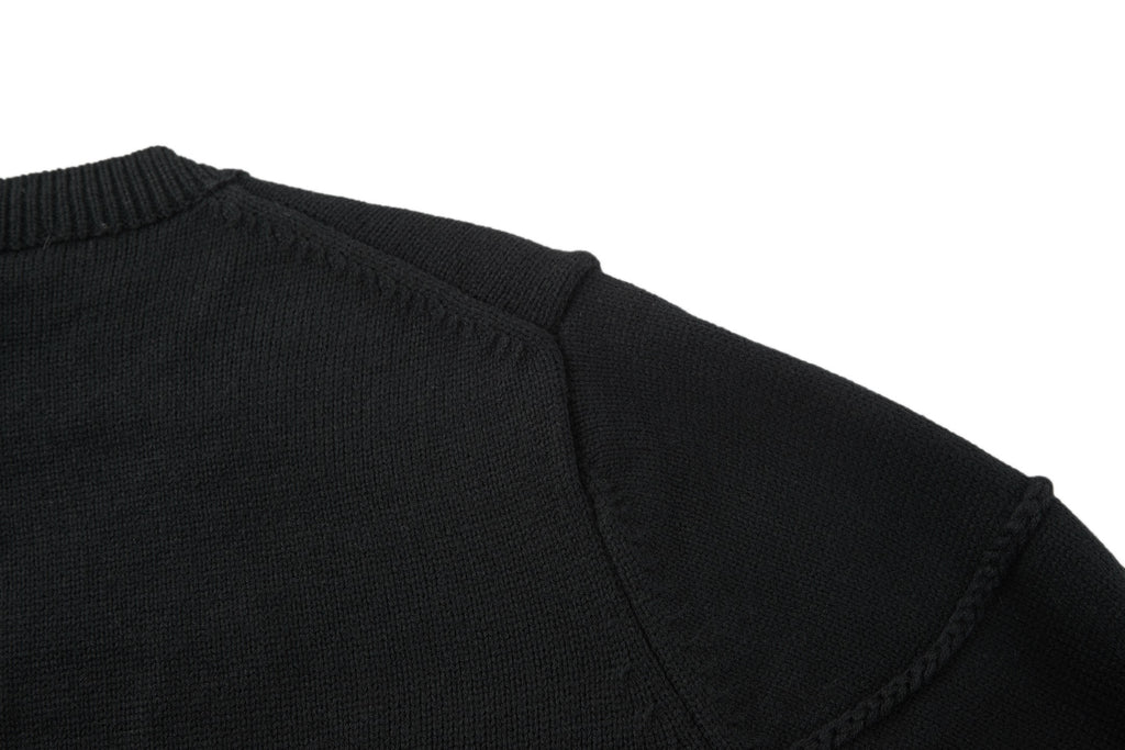 Dior Machine-stitched Embroidered Logo Knitwear