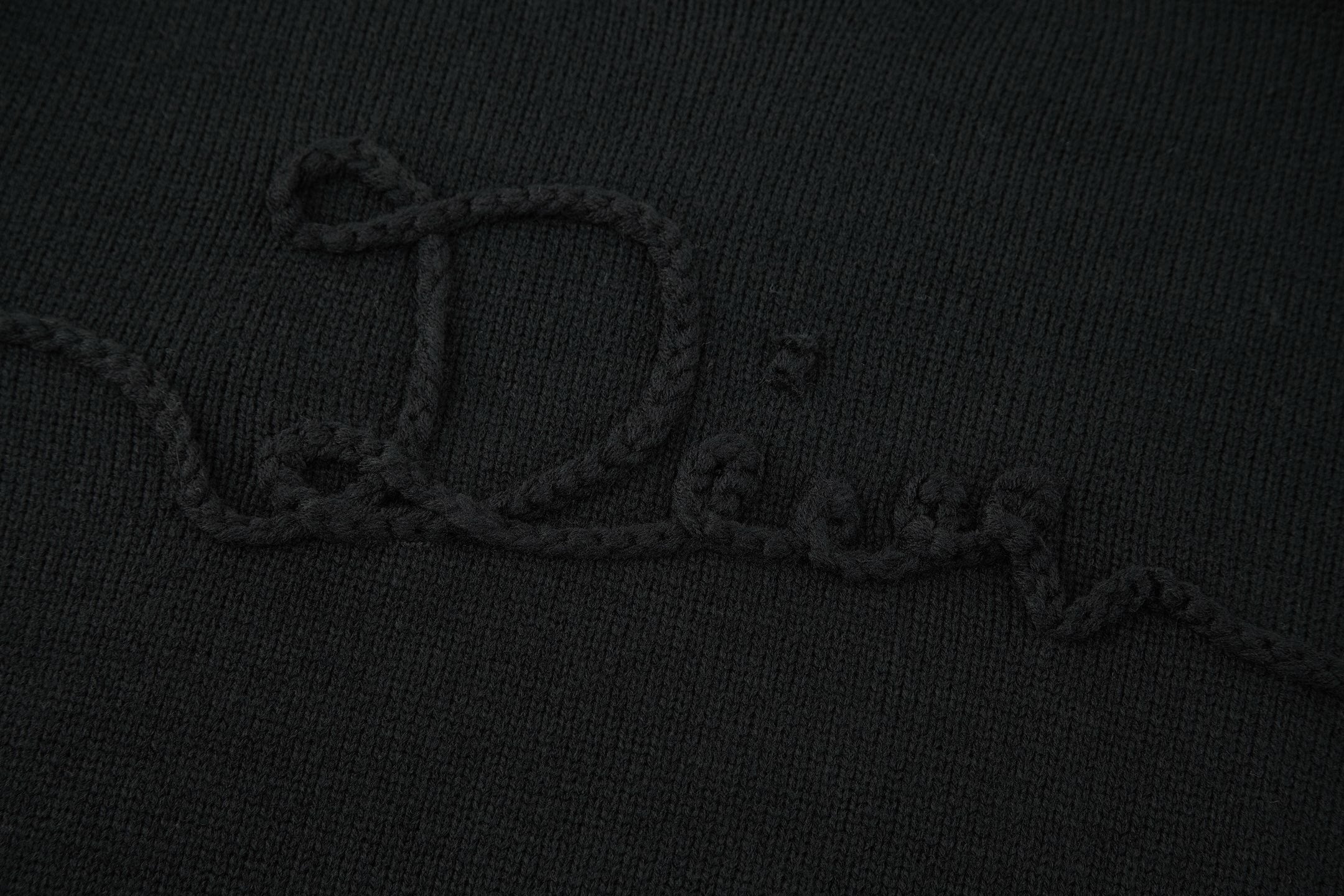 Dior Machine-stitched Embroidered Logo Knitwear