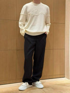 Dior Machine-stitched Embroidered Logo Knitwear