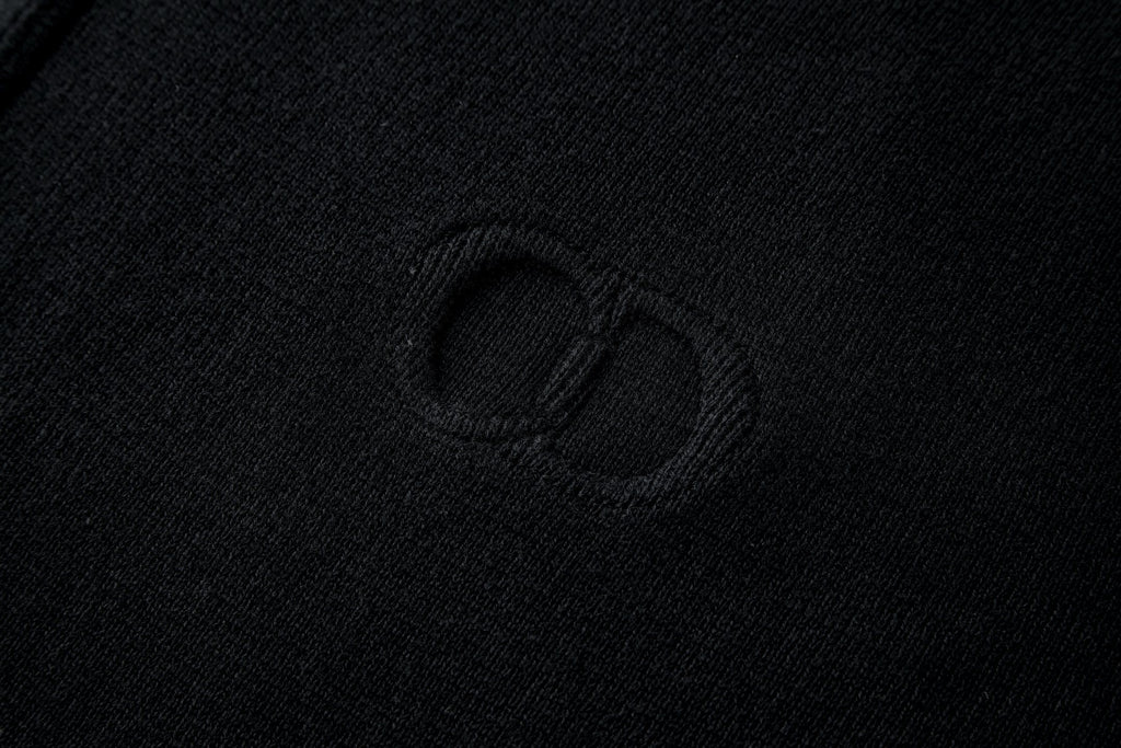 Dior CD Logo Knitted Zip-up Cardigan