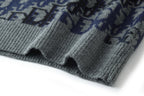 Dior Jacquard Monogram Print Knit Pullover