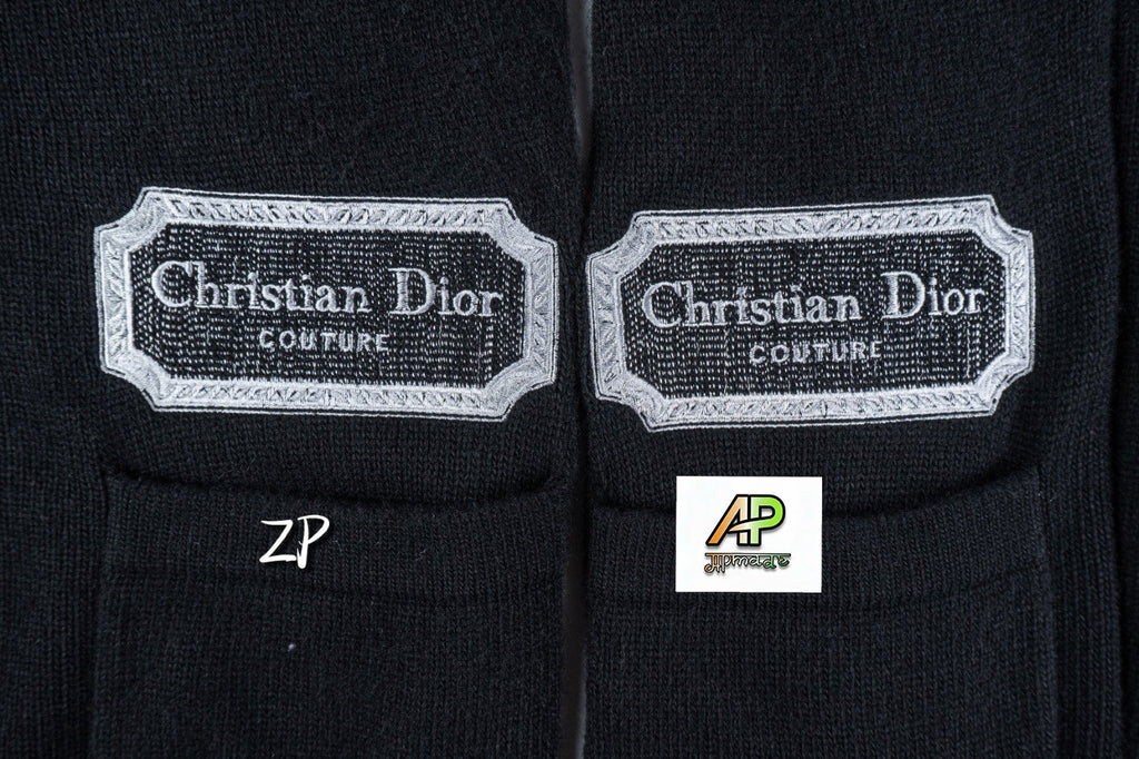 Dior Logo Cashmere Cardigan