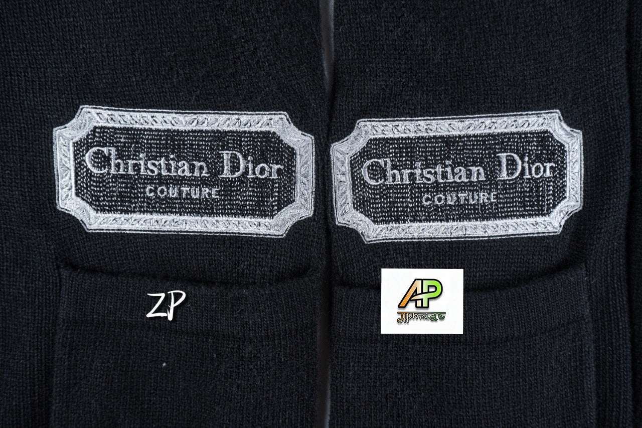 Dior Logo Cashmere Cardigan