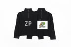 Balenciaga Vertical Striped Sweater with Sleeve Patch