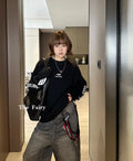 Balenciaga 3B Letter Crew Neck Sweater