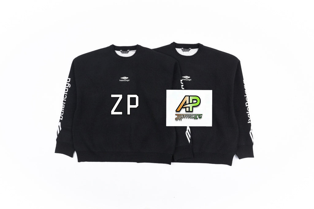 Balenciaga 3B Letter Crew Neck Sweater