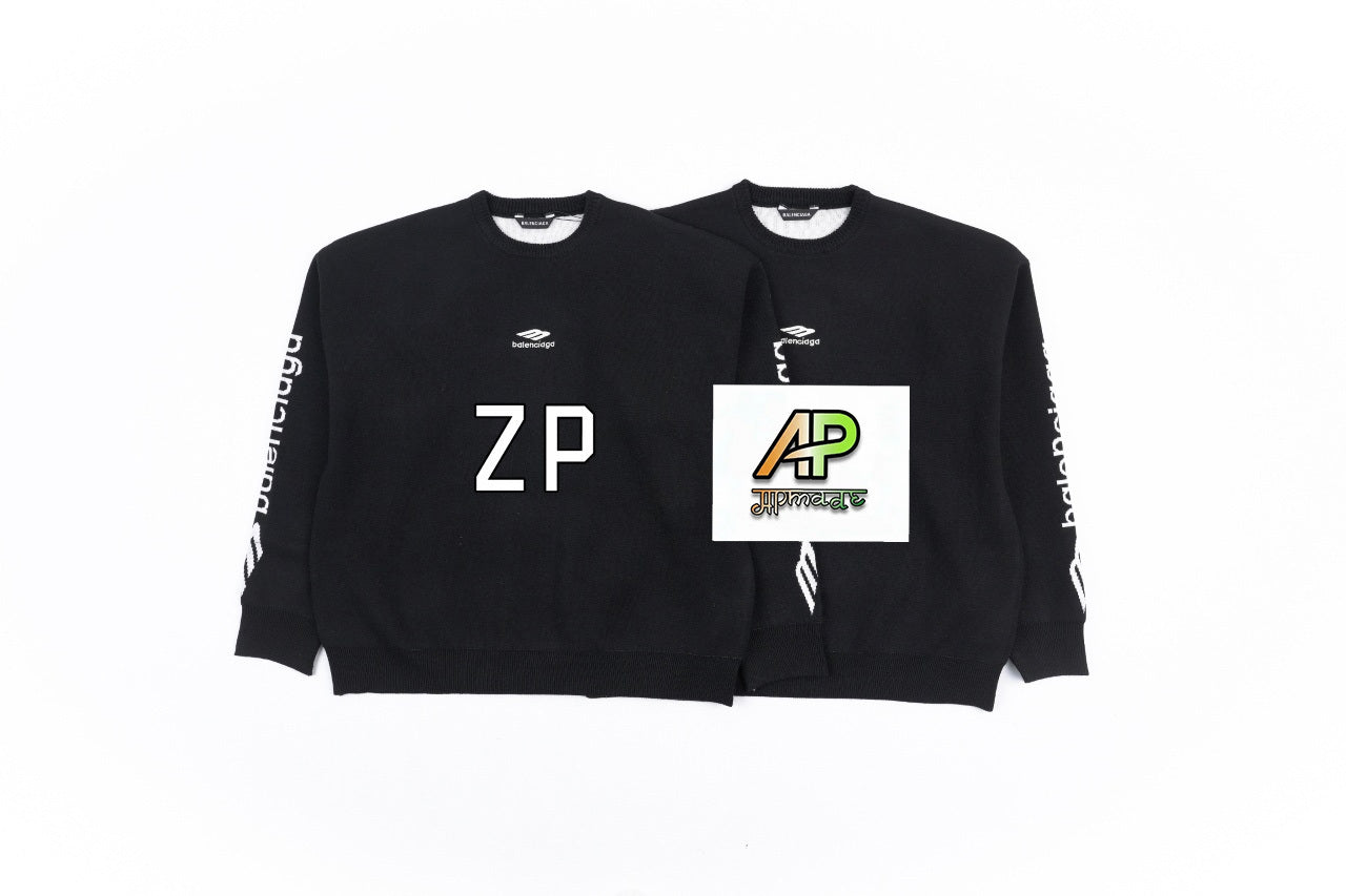 Balenciaga 3B Letter Crew Neck Sweater