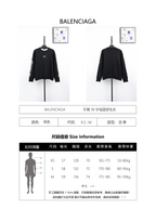 Balenciaga 3B Letter Crew Neck Sweater
