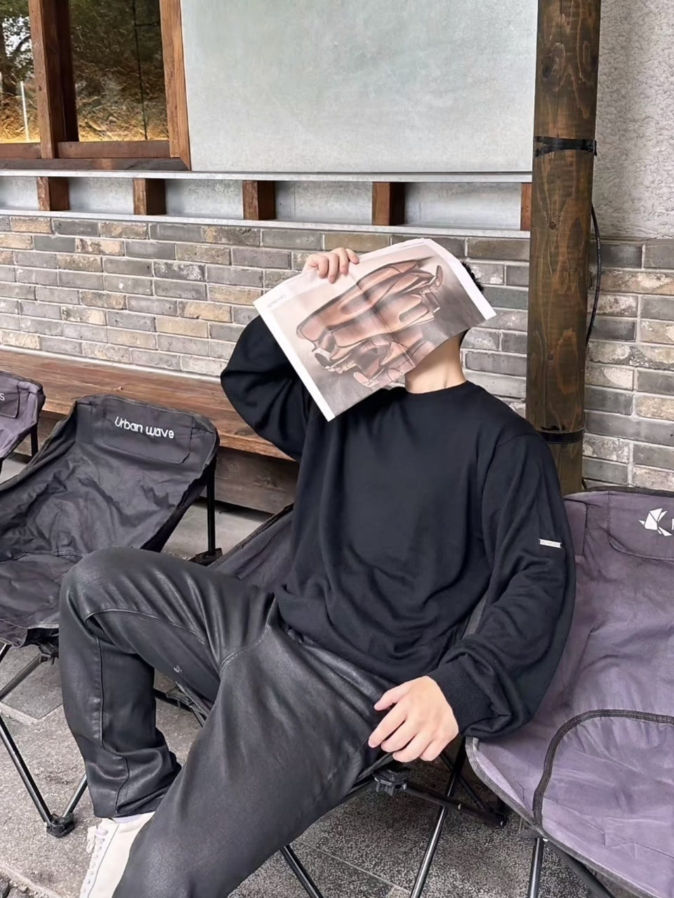Balenciaga Paris Brand Wool Crew Neck Sweater