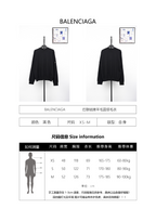 Balenciaga Paris Brand Wool Crew Neck Sweater