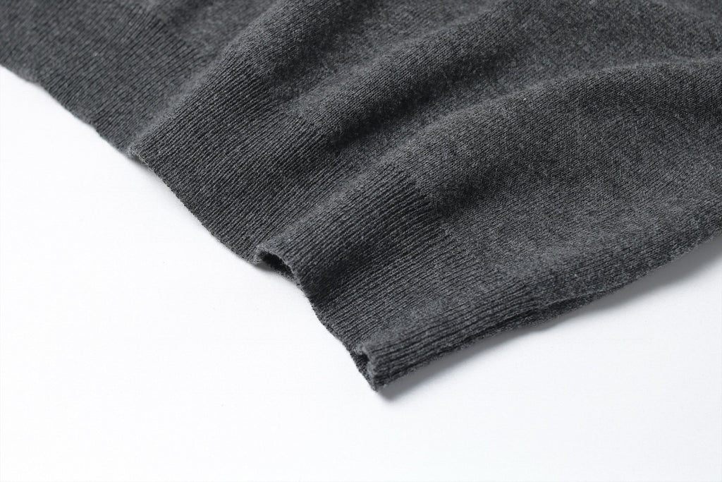 Balenciaga 25SS Stand Collar Half Zip Cotton Sweater
