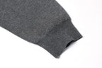 Balenciaga 25SS Stand Collar Half Zip Cotton Sweater