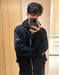Balenciaga Small Label Faux Two-Piece Hooded Sweater