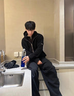 Balenciaga Small Label Faux Two-Piece Hooded Sweater