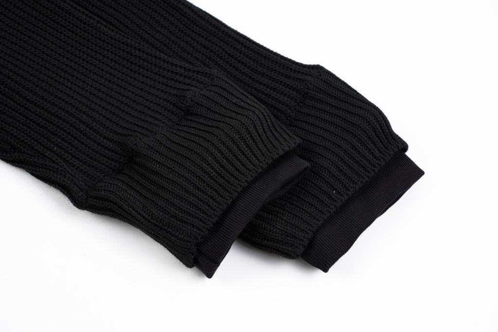 Balenciaga Small Label Faux Two-Piece Hooded Sweater