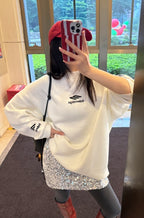Balenciaga 3B Embroidered Ski Crewneck Sweater