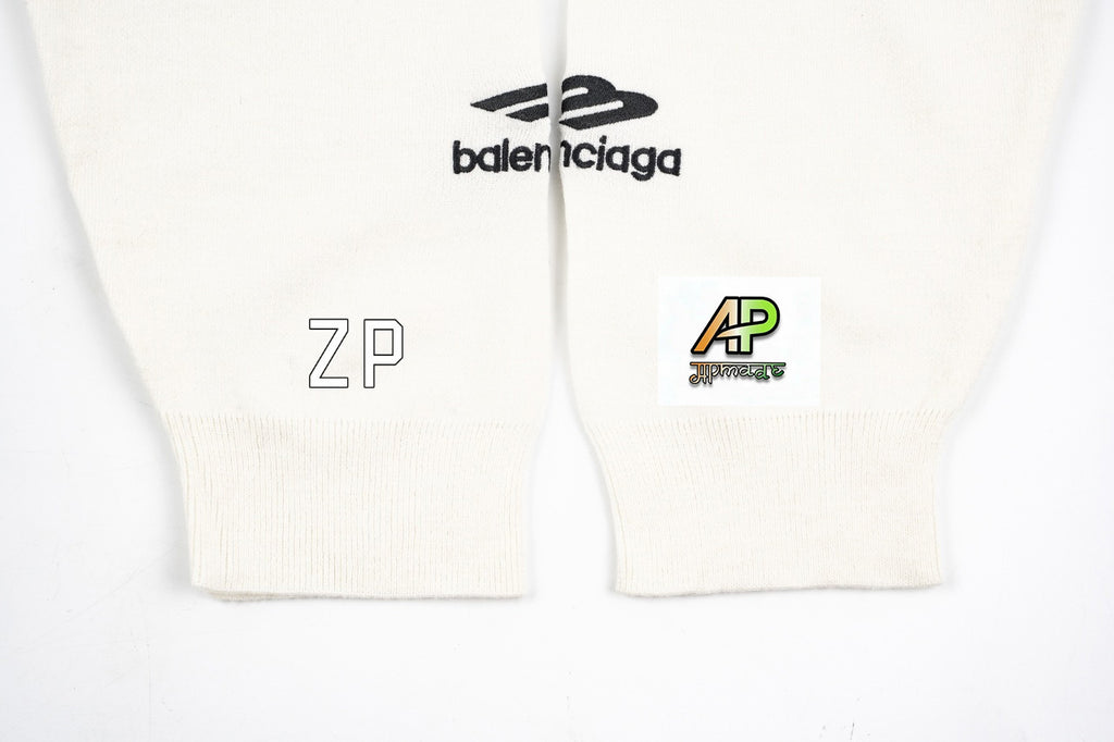 Balenciaga 3B Embroidered Ski Crewneck Sweater