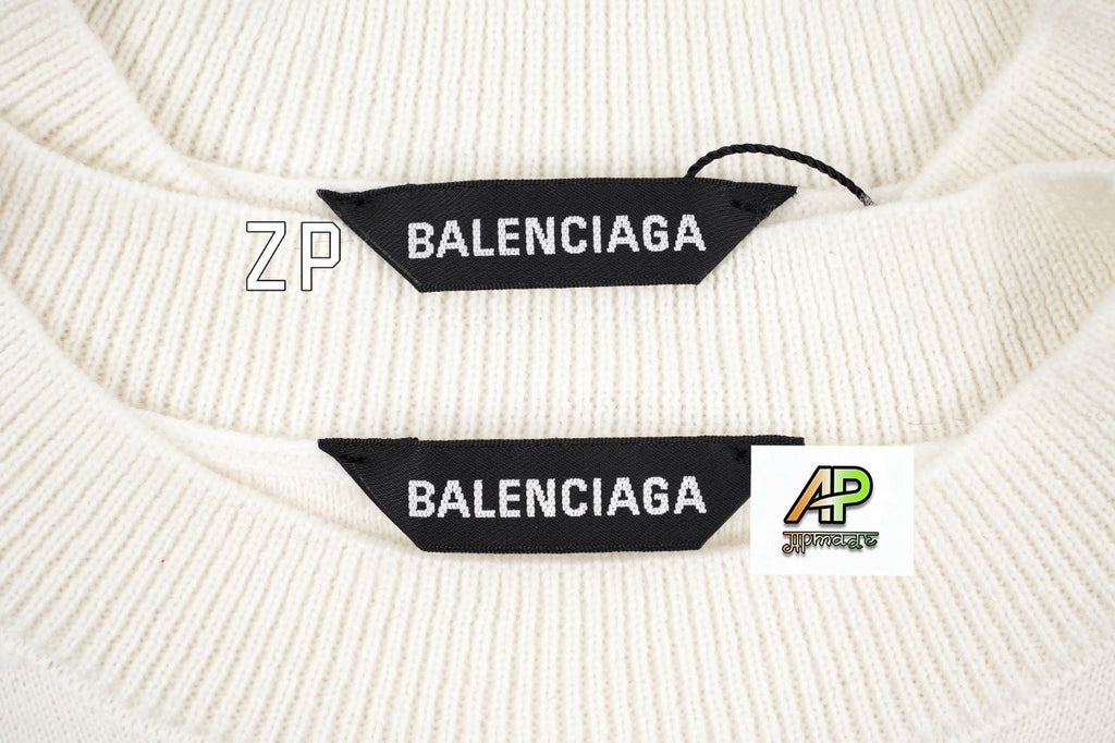 Balenciaga 3B Embroidered Ski Crewneck Sweater