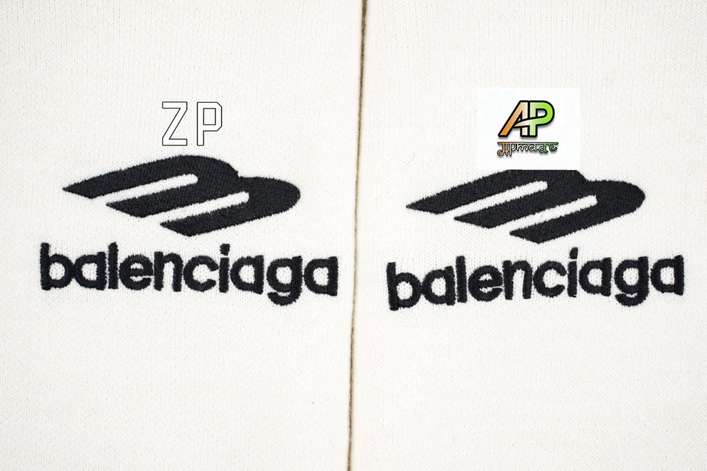 Balenciaga 3B Embroidered Ski Crewneck Sweater
