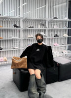 Balenciaga 3B Embroidered Ski Crewneck Sweater