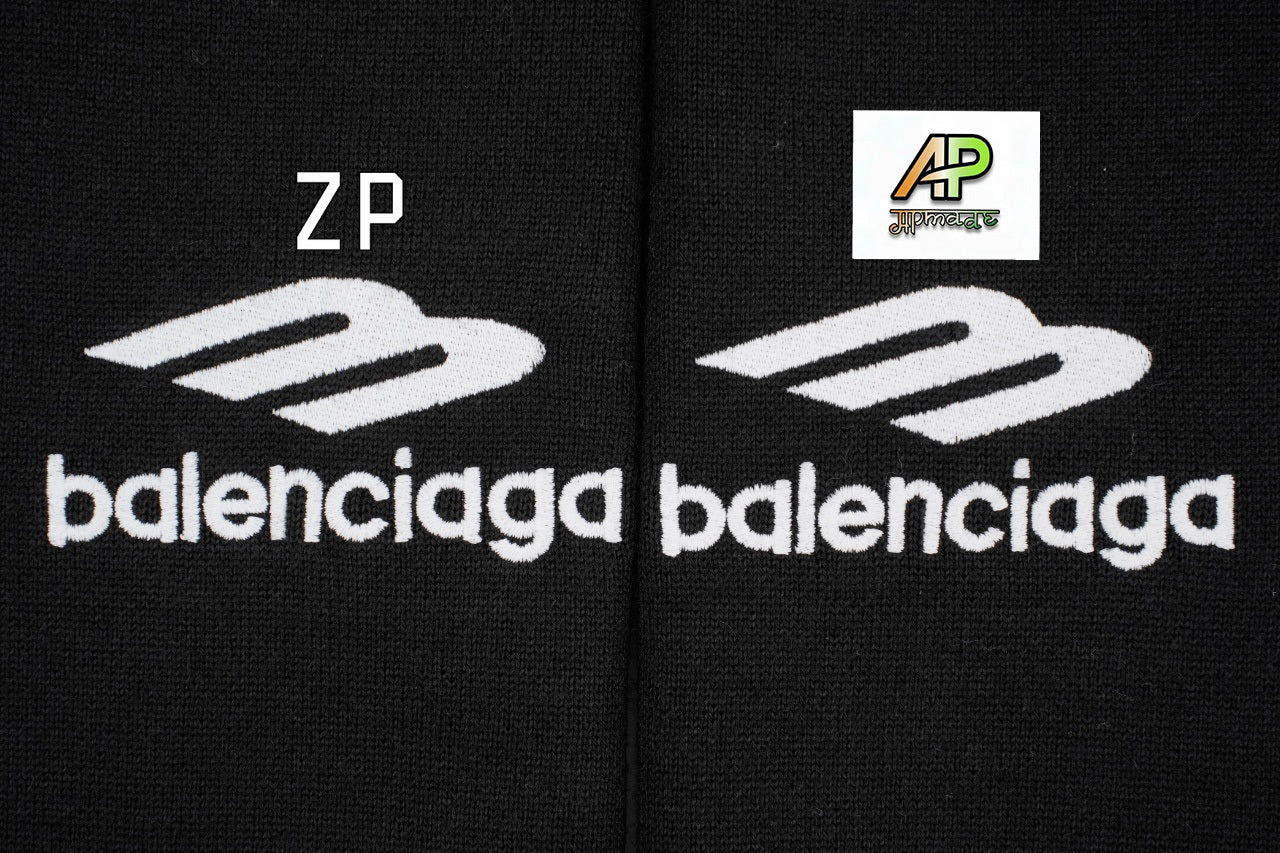 Balenciaga 3B Embroidered Ski Crewneck Sweater