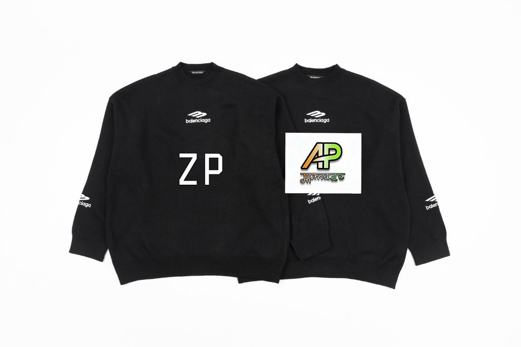 Balenciaga 3B Embroidered Ski Crewneck Sweater