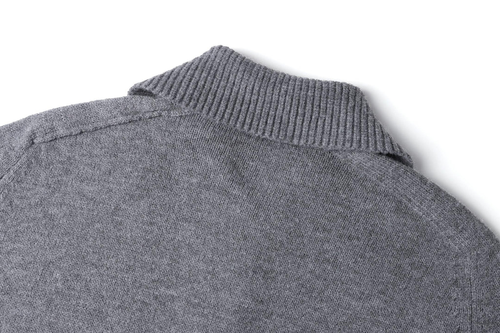 Burberry 25SS Collared Cashmere Cardigan with Elbow Patches