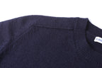 Burberry Solid Color Crew Neck Cashmere Knit Sweater
