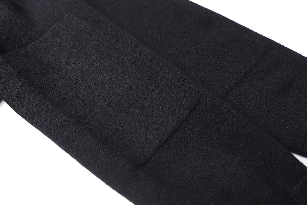 Burberry Lapel and Elbow Patch Cashmere Cardigan