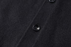 Burberry Lapel and Elbow Patch Cashmere Cardigan