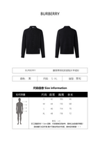 Burberry Lapel and Elbow Patch Cashmere Cardigan