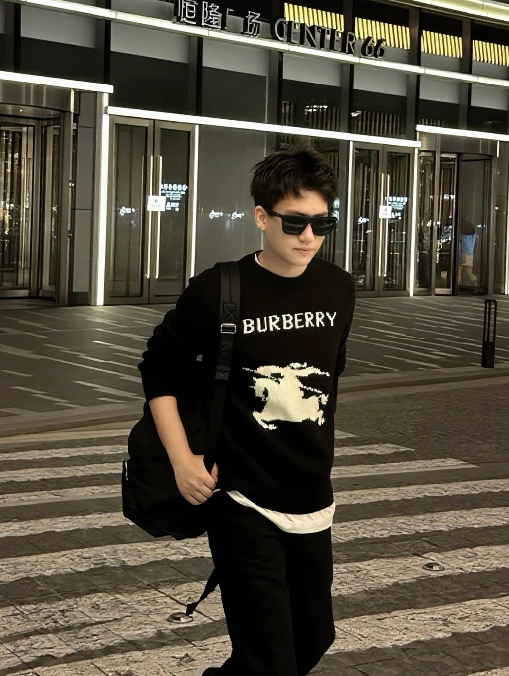 Burberry Warhorse Jacquard Crew Neck Sweater