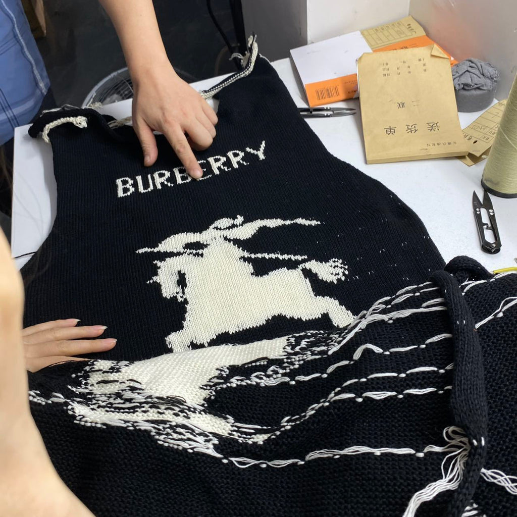 Burberry Warhorse Jacquard Crew Neck Sweater