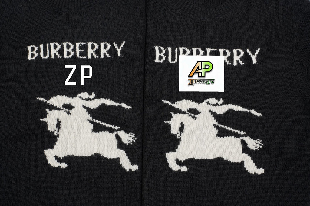 Burberry Warhorse Jacquard Crew Neck Sweater