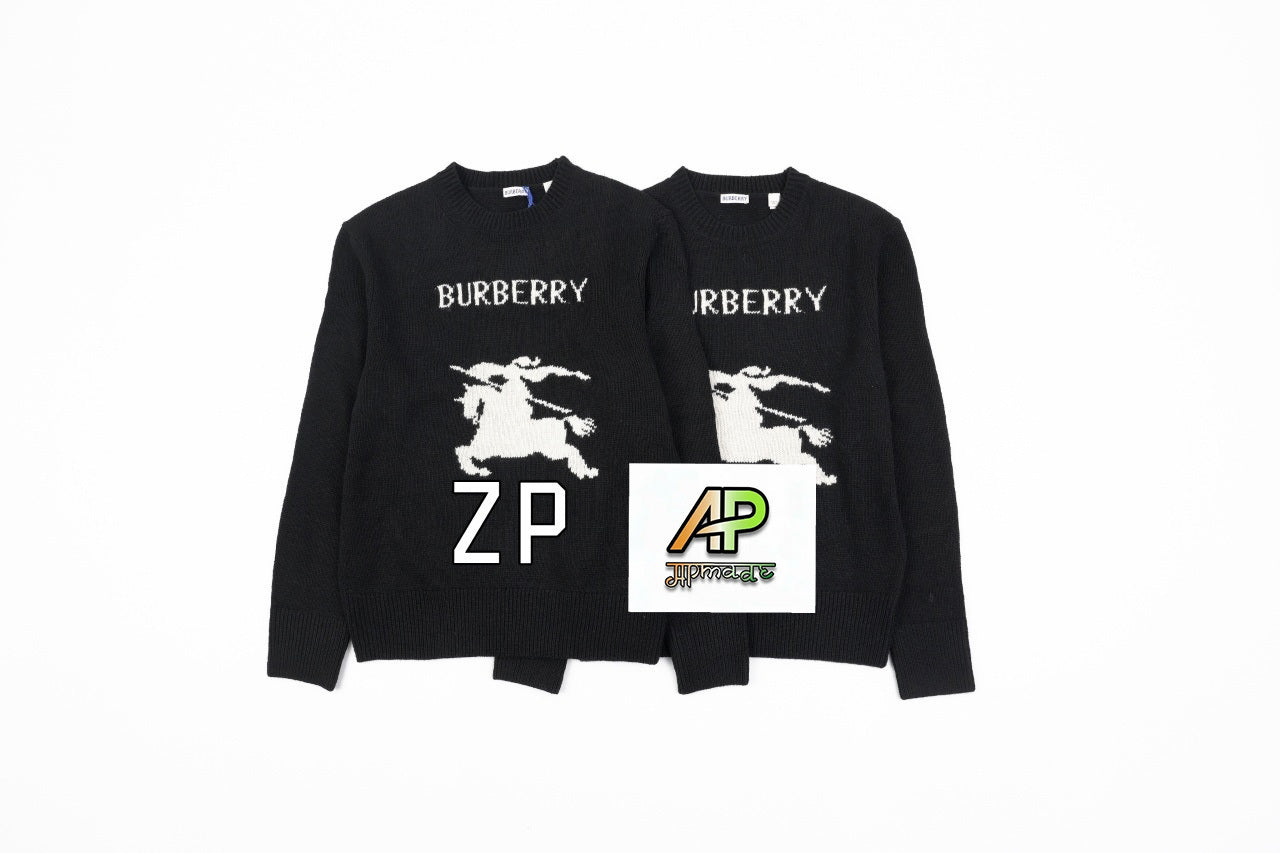Burberry Warhorse Jacquard Crew Neck Sweater