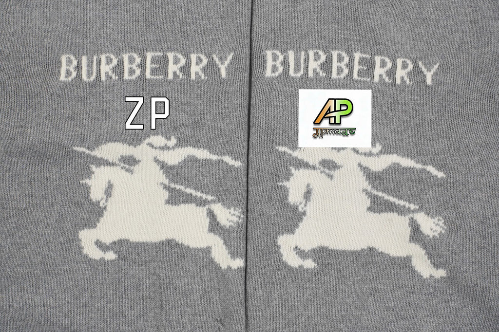 Burberry Warhorse Jacquard Crew Neck Sweater