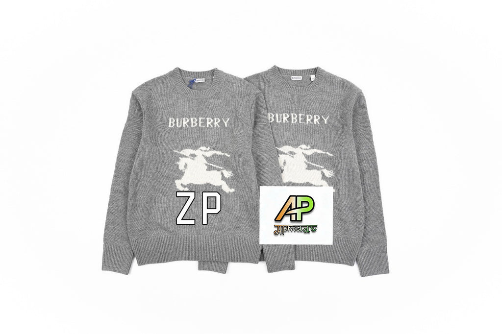 Burberry Warhorse Jacquard Crew Neck Sweater