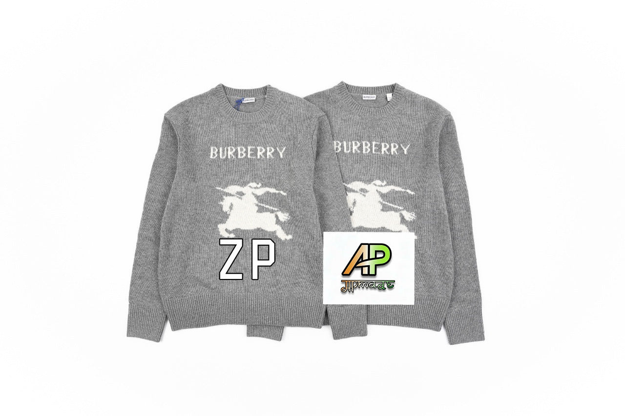 Burberry Warhorse Jacquard Crew Neck Sweater
