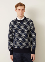 Burberry Check Jacquard Sweater