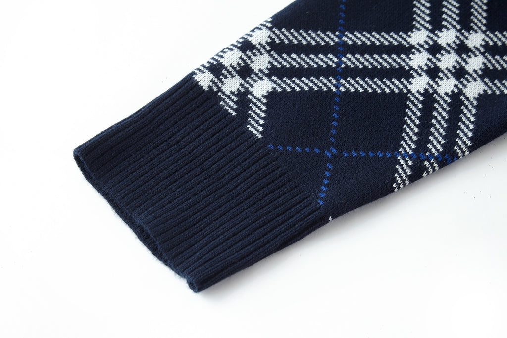 Burberry Check Jacquard Sweater