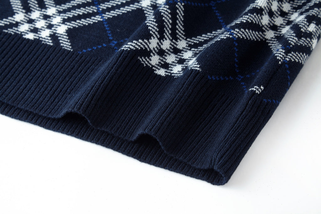 Burberry Check Jacquard Sweater