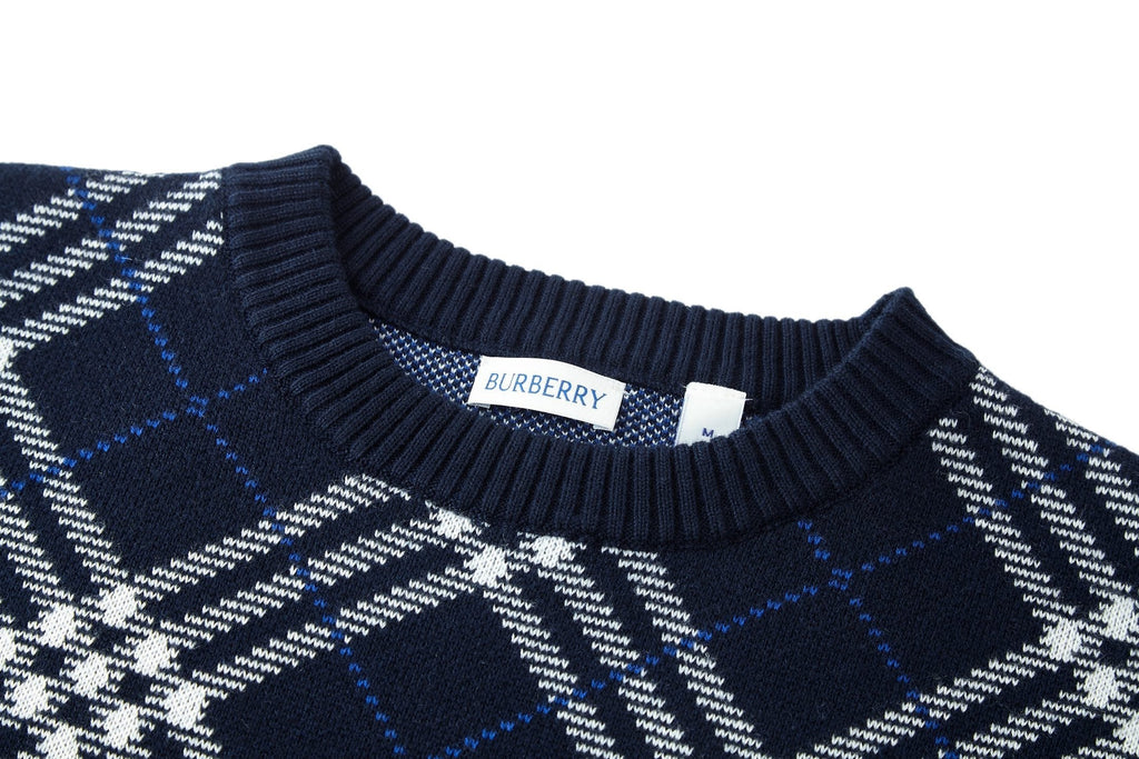 Burberry Check Jacquard Sweater