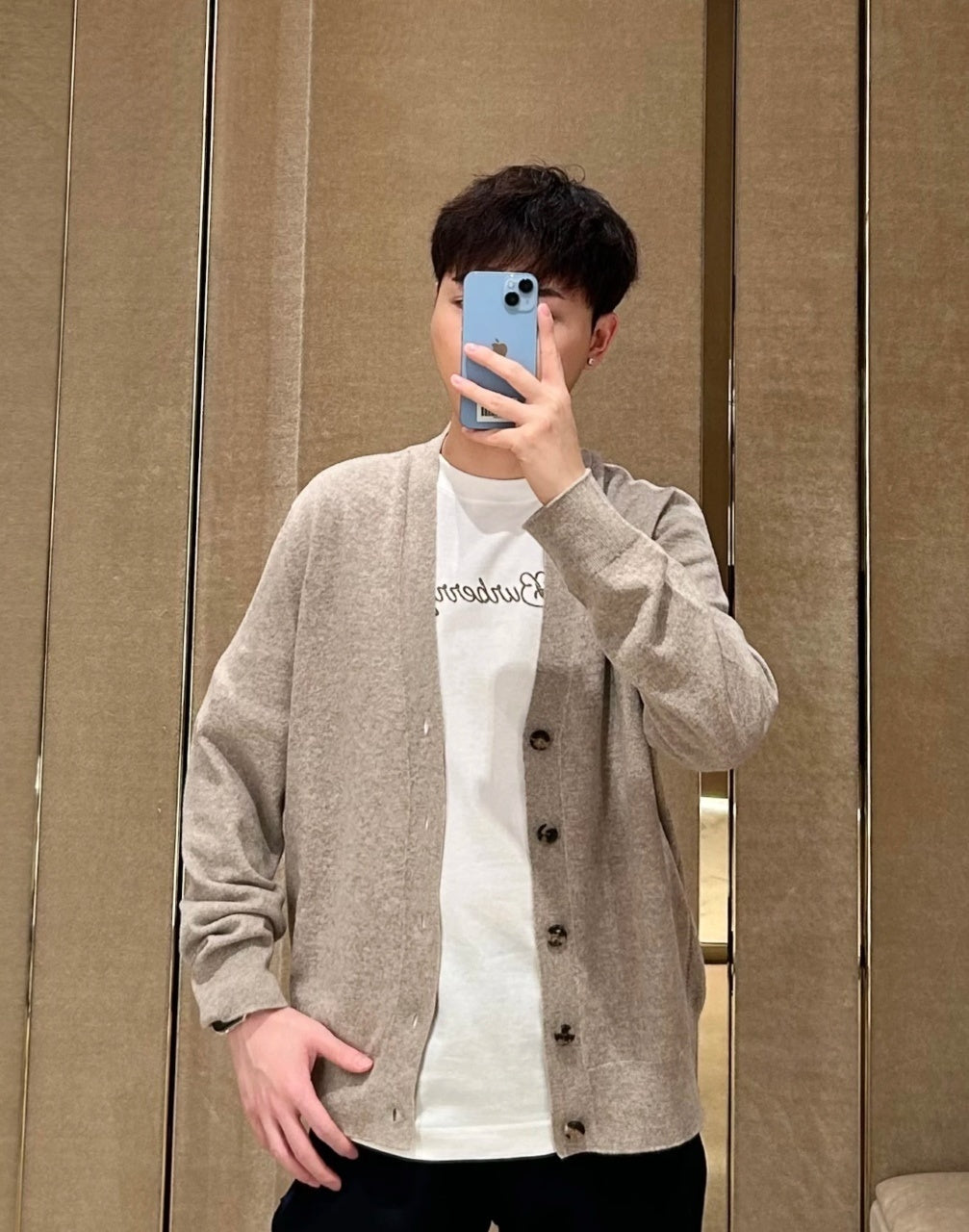 Burberry Signature Cardigan Sweater