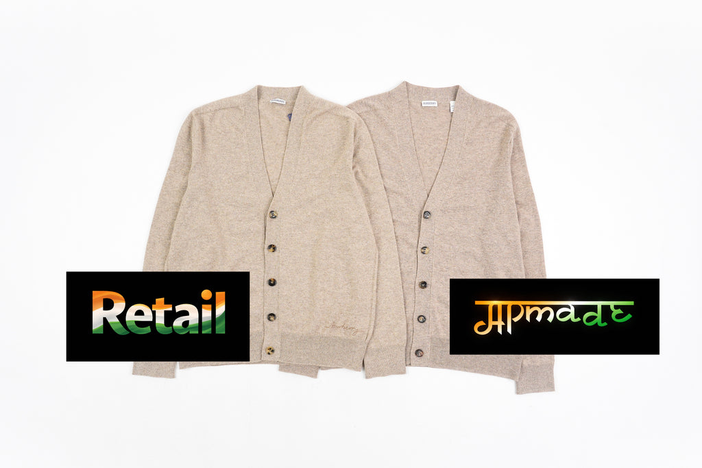 Burberry Signature Cardigan Sweater