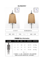 Burberry Check Ribbed Crew Neck Sweater